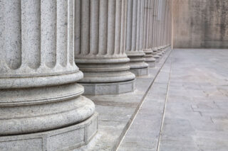 photo - Stone Colonnade and Stairs Detail