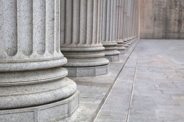 photo - Stone Colonnade and Stairs Detail