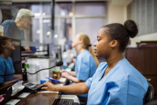 photo - Nurses Staffing Reception at Medical Office