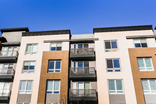 photo - Exterior View of Modern Apartment Building in Sunnyvale California