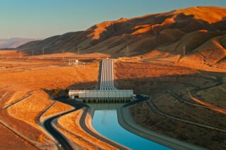 photo - Pumping Plant for the California Aqueduct near Bakersfield in Kern County, California