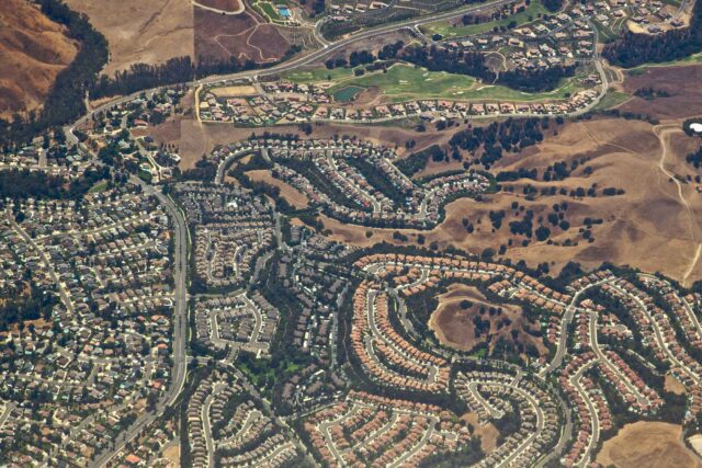 photo - Aerial view of the Anheim Hill Subdivision