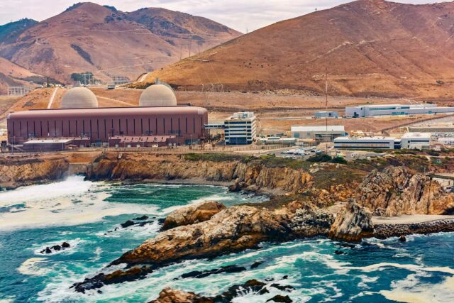 photo - Diablo Canyon Nuclear Power Plant along Rocky Coastline in San Luis Obispo, California