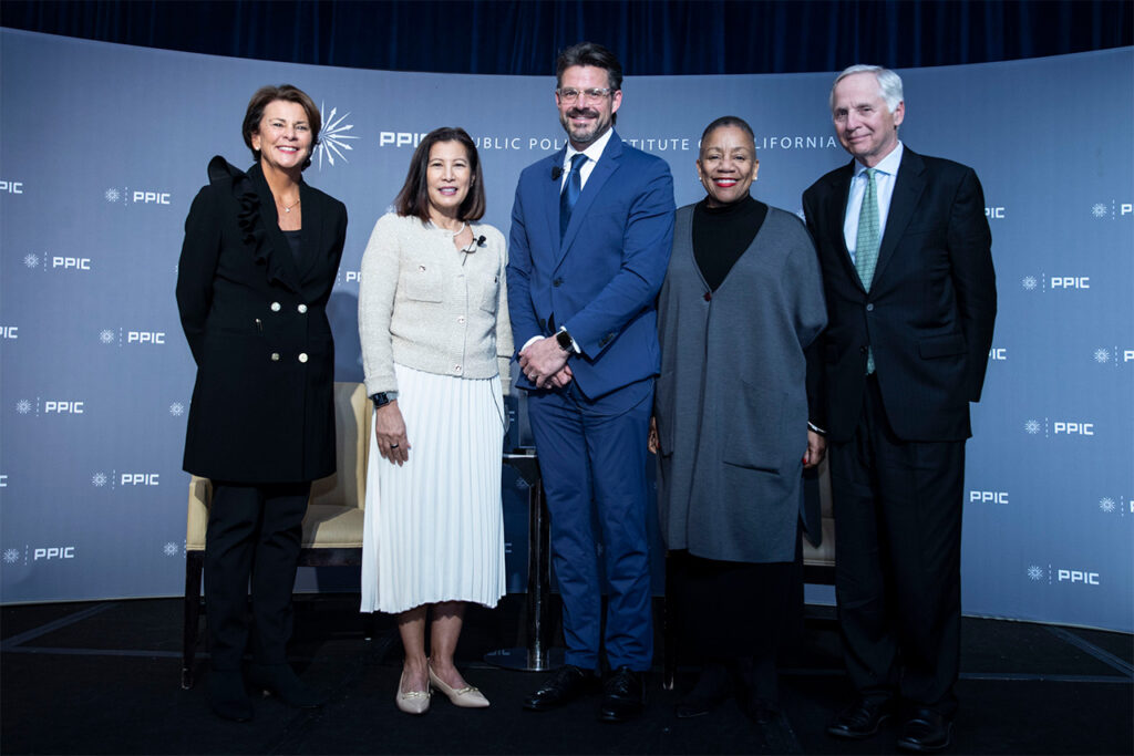 photo - Donna Lucas, Tani Cantil-Sakauye, Gabriel Petek, Cassandra Walker Pye, Mark Baldassare