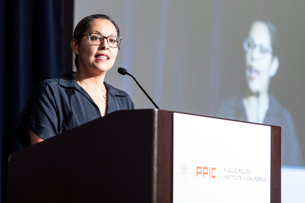 photo - Olga Rodriguez, Director of the PPIC Higher Education Center