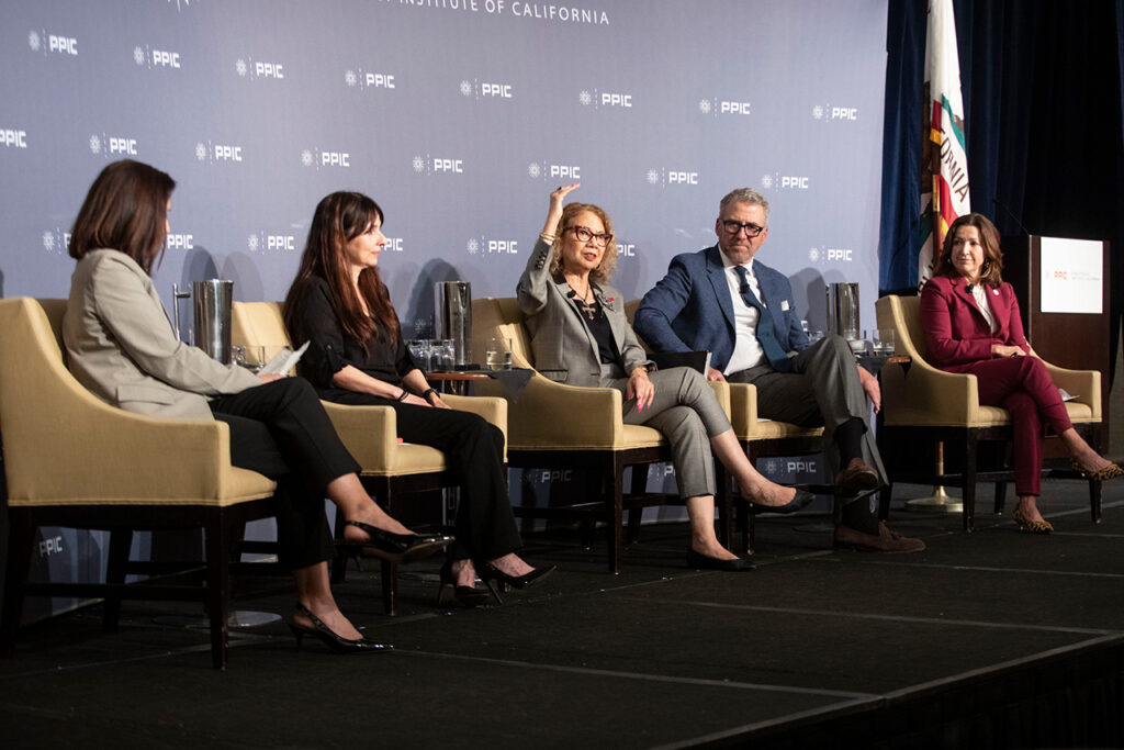 photo - Tani Cantil-Sakauye, Sonya Christian, Mildred García, James Milliken, Kristen Soares