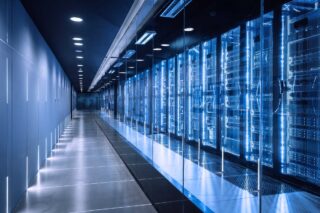 photo - High Tech Data Center with Server Racks