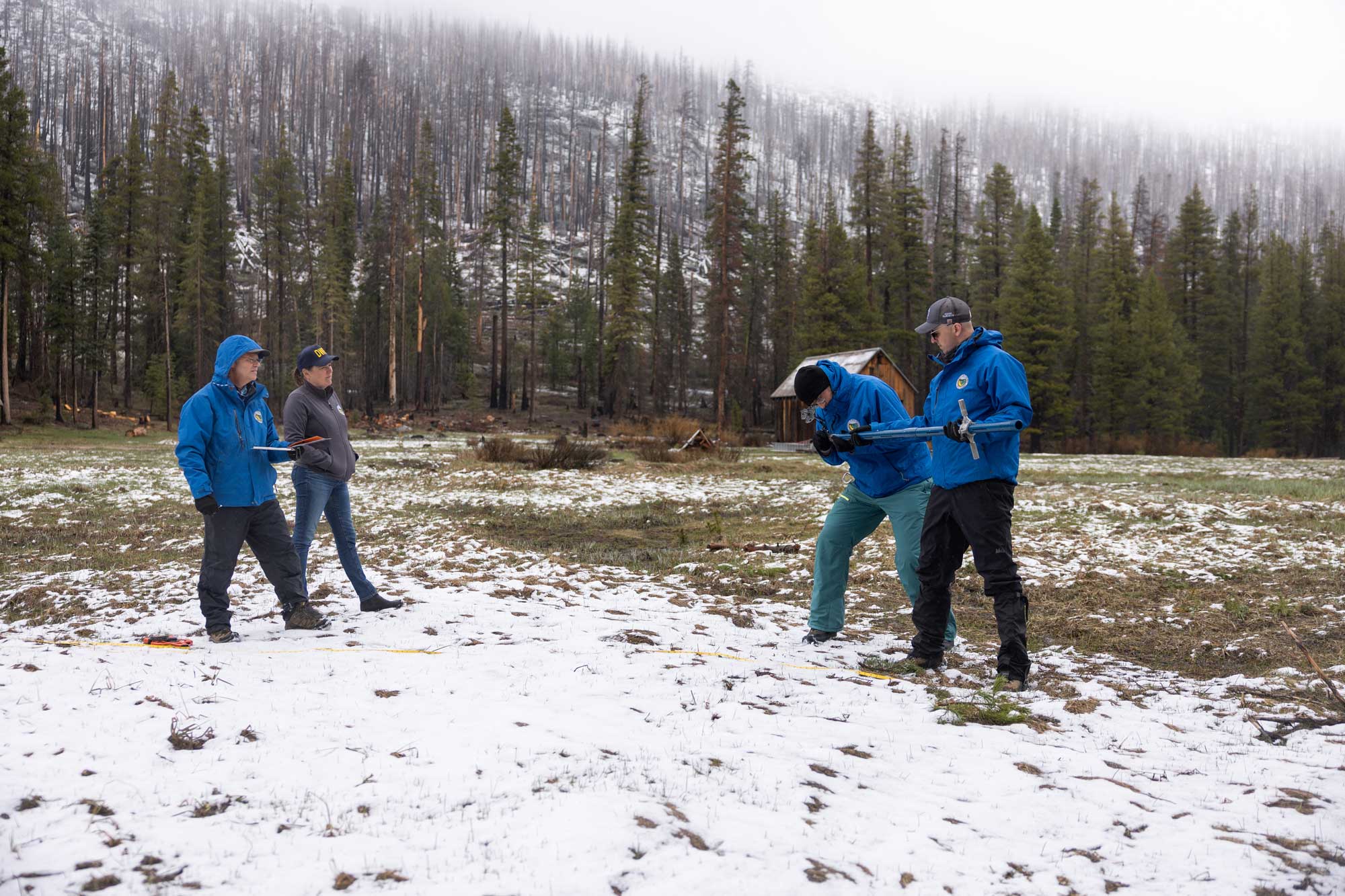 photo - Fourth Media Snow Survey of the 2026 Season, pixel-ca-dwr-2026_04_01_AN_0477_Snow_Survey