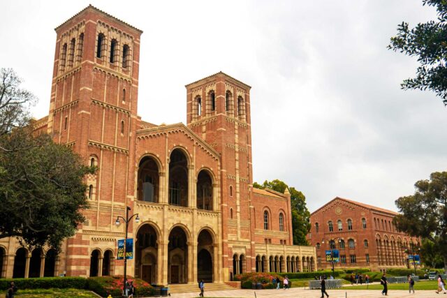 photo - Royce Hall building on the campus of the University of California, Los Angele
