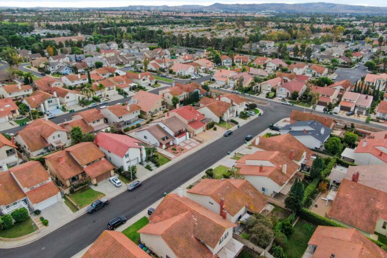 photo - Aerial View of Subdivision in Irvine, California