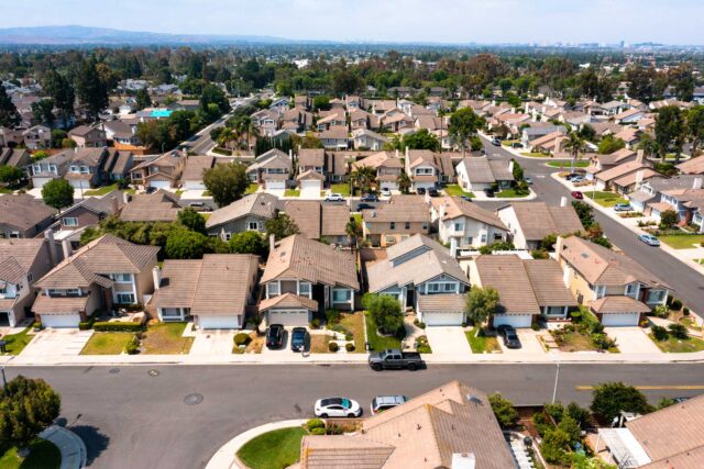 photo - Aerial View of Suburbs in South Orange County, California