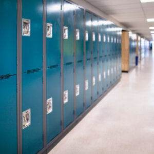 photo - Row of School Lockers