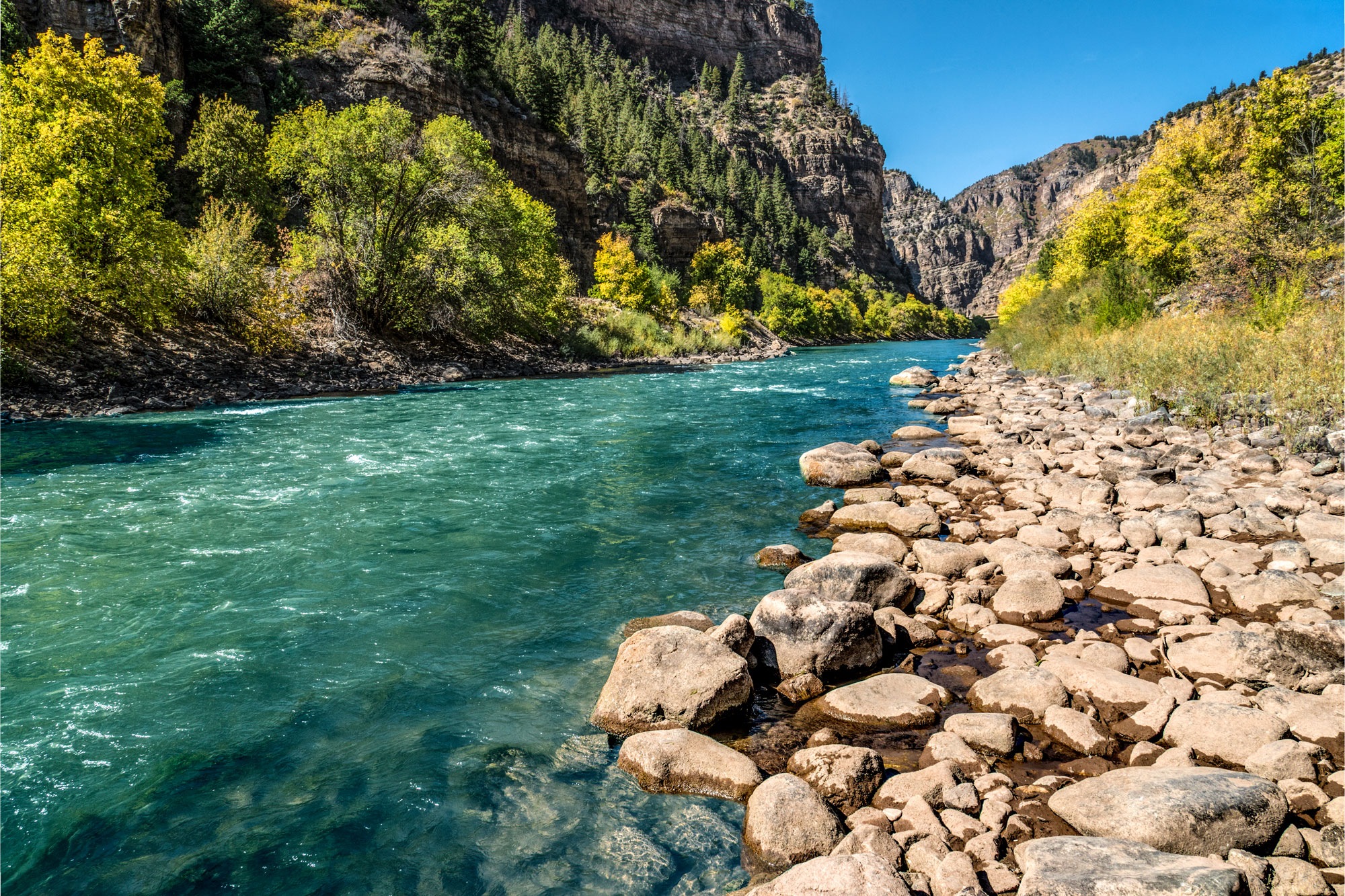 photo - Colorado River in Glenwood Canyon