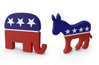 photo - Donkey and Elephant Political Party Symbols