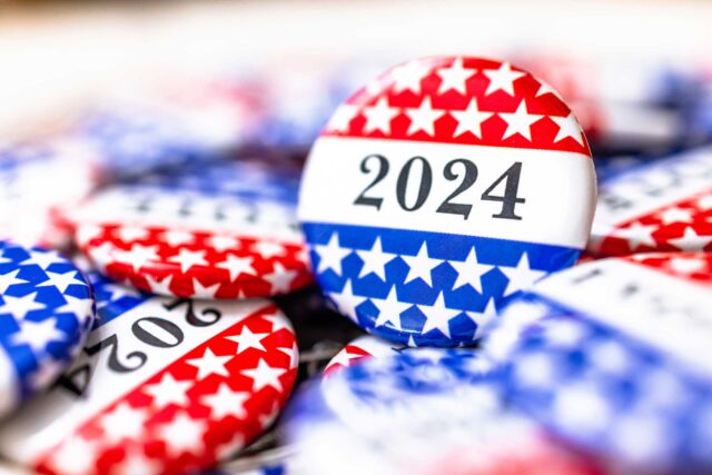 photo - Election Vote Button 2024
