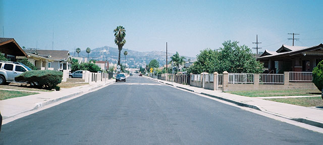 photo - Emplty Residential Street in Los Angeles