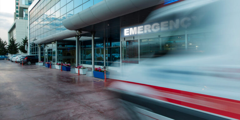 photo - Emergency Room with Blurred Ambulance