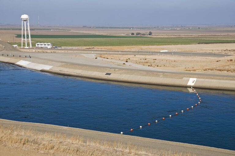 photo - Irrigation Canal and Agricultural Land
