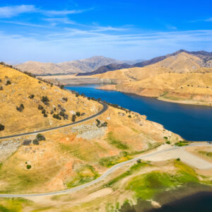 Lake Kaweah California With Drought Conditions