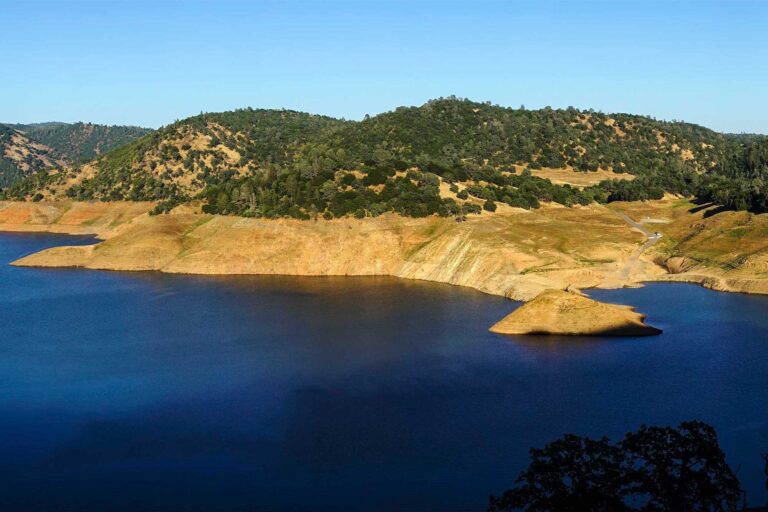 photo - Low Water Level at New Melones Lake, California