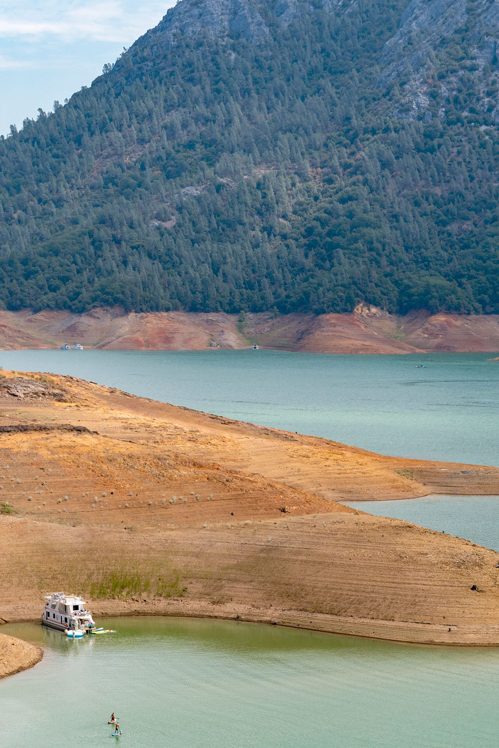 photo - Low Water on Shasta Lake during Drought in California