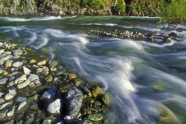 photo - Nordheimer Creek and Salmon River Confluence in Northern California