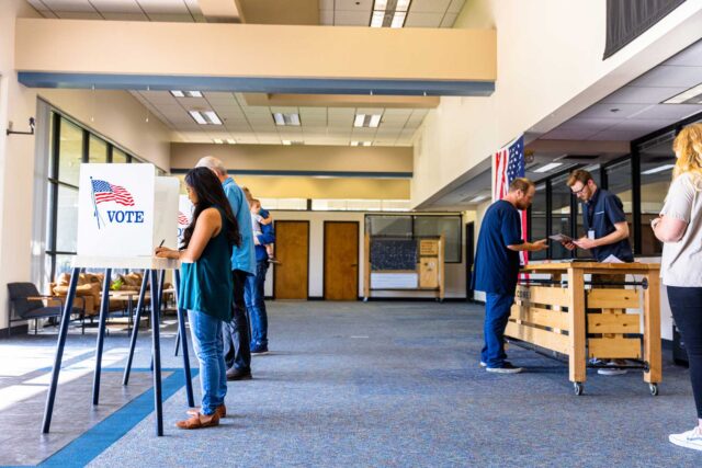 photo - People Voting at Polling Place