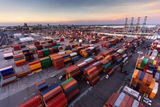 photo - Containers at the Port of Los Angeles