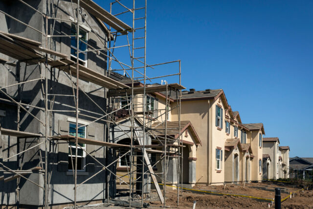 photo - Row of Townhomes in Stages of Construction