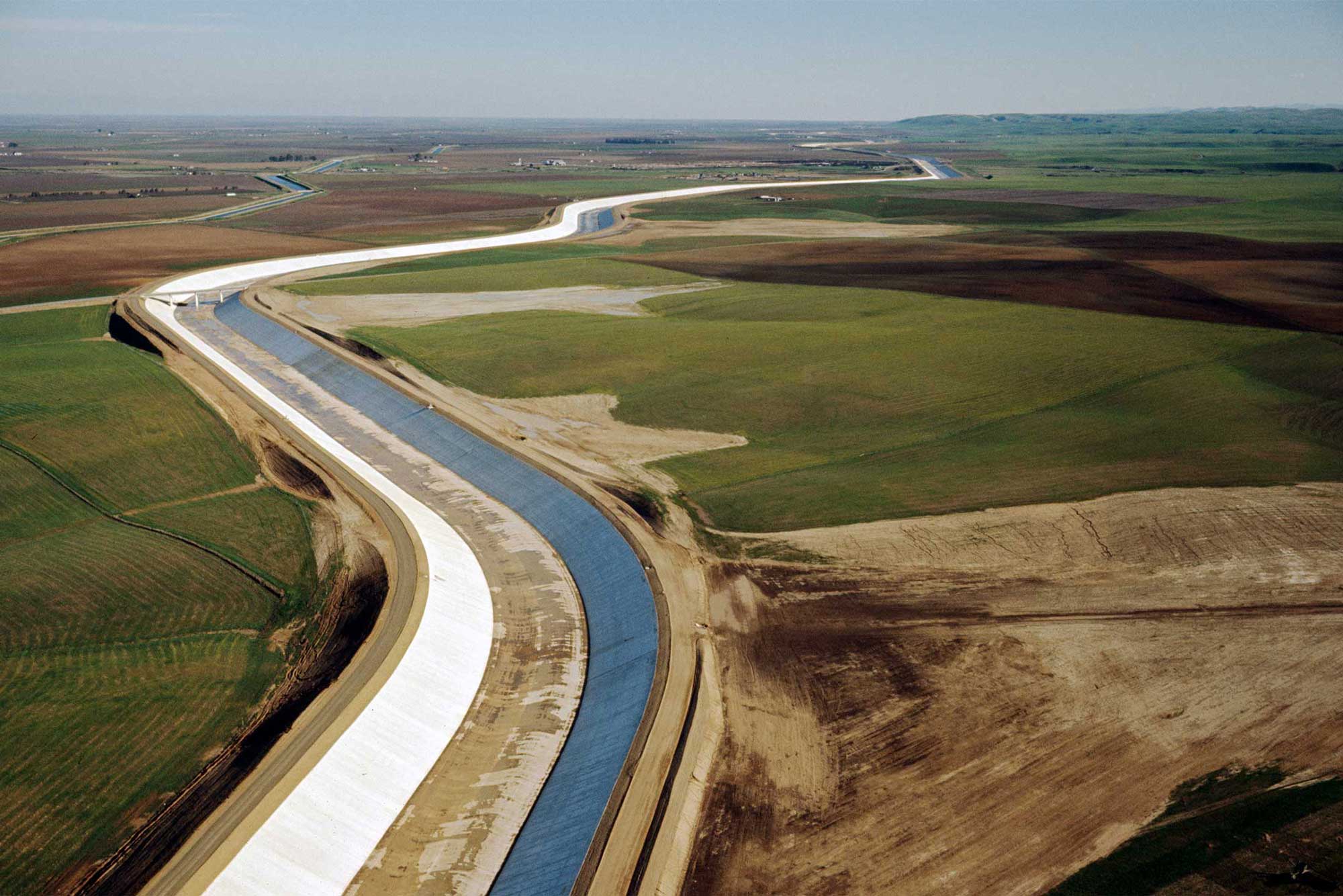 photo - San Luis Canal California Aqueduct in Merced County, California Pixel Ca Dwr