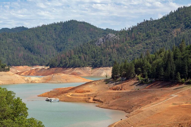 photo - Shasta Lake with Low Water Level
