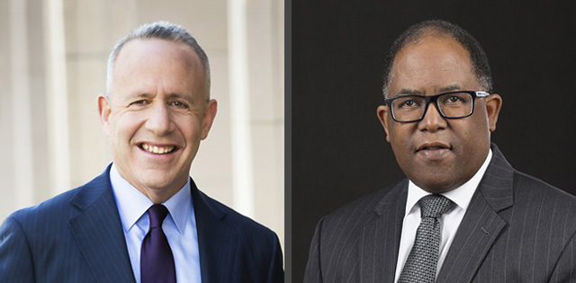Photo of Darrell Steinberg and Mark Ridley-Thomas