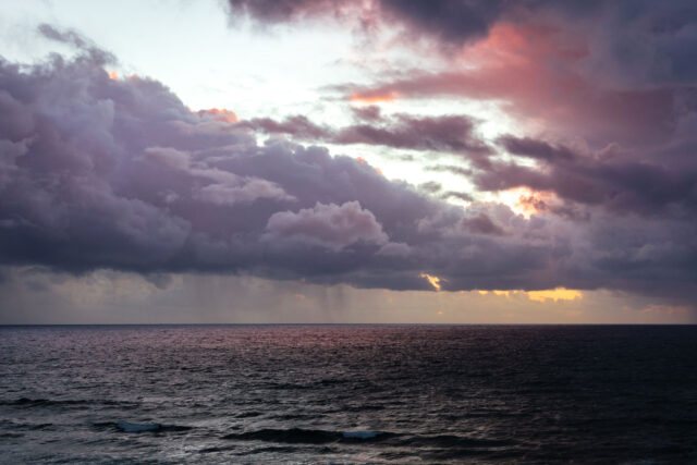 photo - Storm over Ocean at Sunset from the Terry Pine Beach