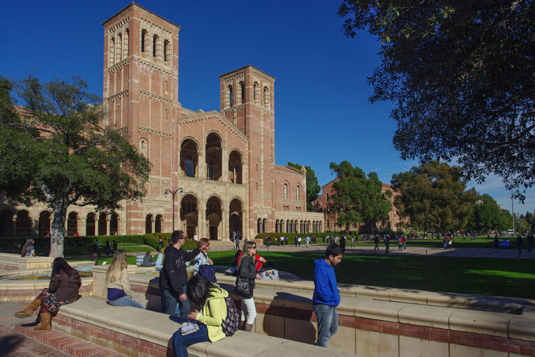 image - Students Walking About UCLA Campus