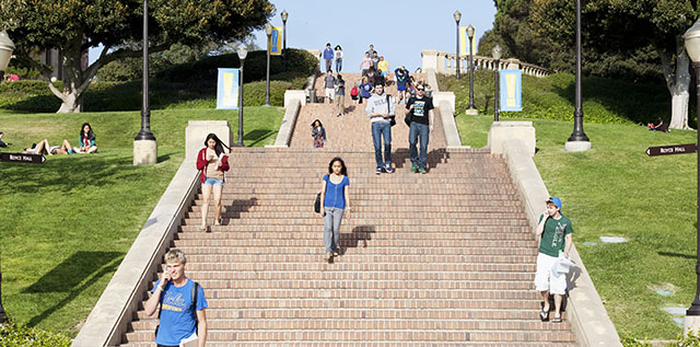 Students on UCLA Campus