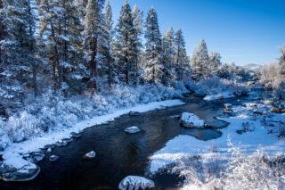 photo - Truckee River after Winter Storm, Pixel CA DWR-2021_12_10_KG_2243_snow_Truckee