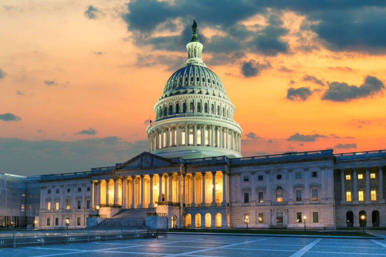 photo - US Capitol Building at Sunset