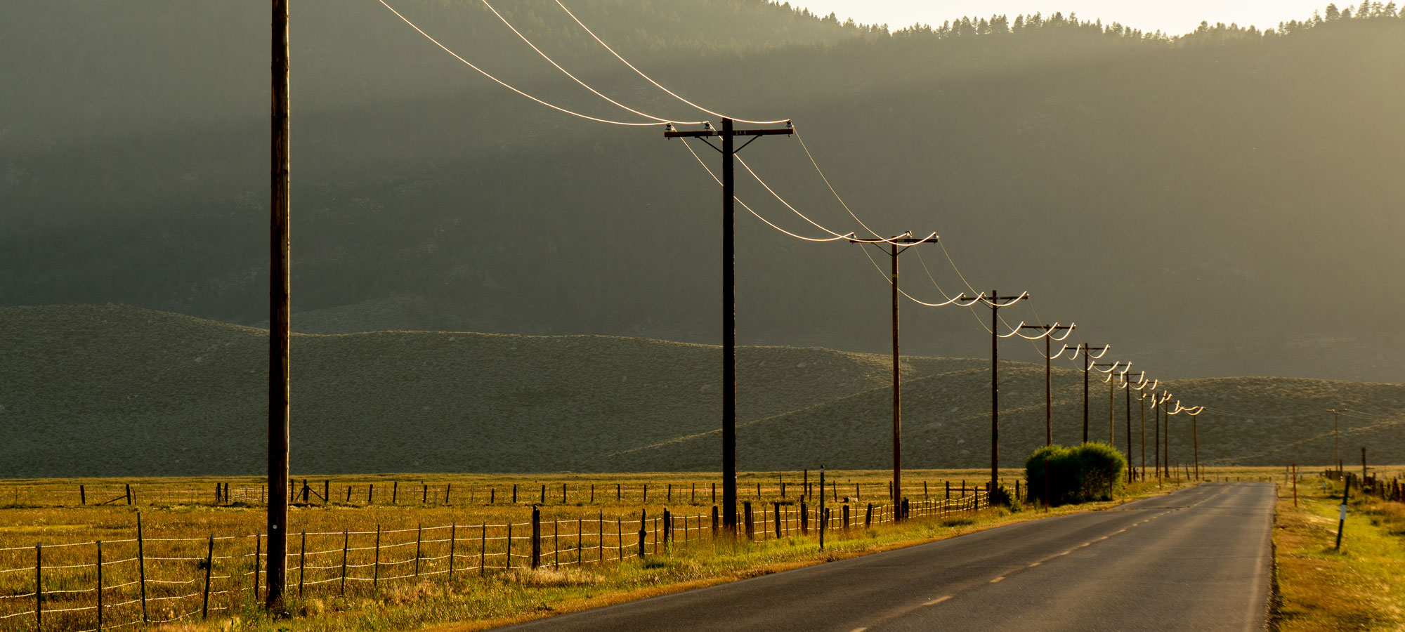 photo - Utility Poles on Rural Road