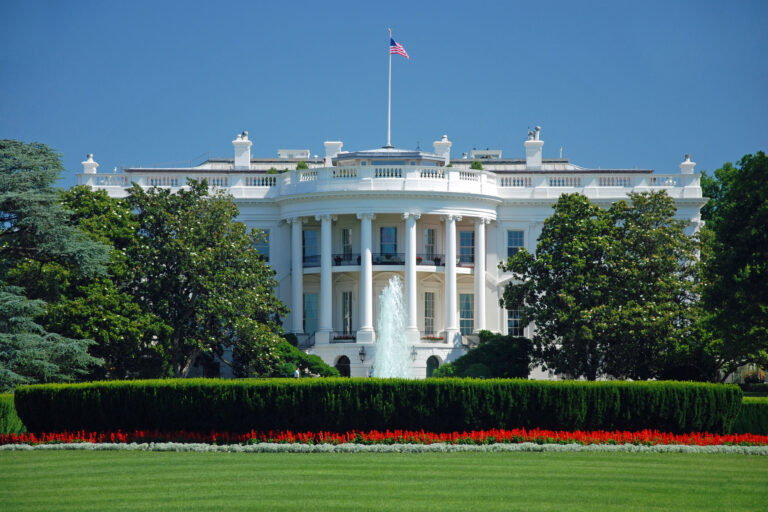 photo - White House with Blue Sky