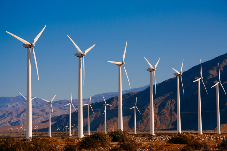 photo - Wind Turbines Near Palm Springs, California