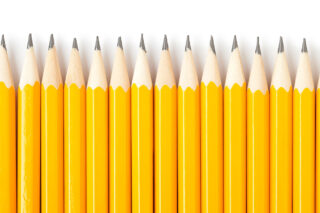 photo - Yellow Pencils in a Row